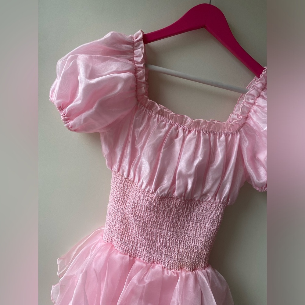 NWOT Ruffled Princess Mini Dress - Picture 7 of 8